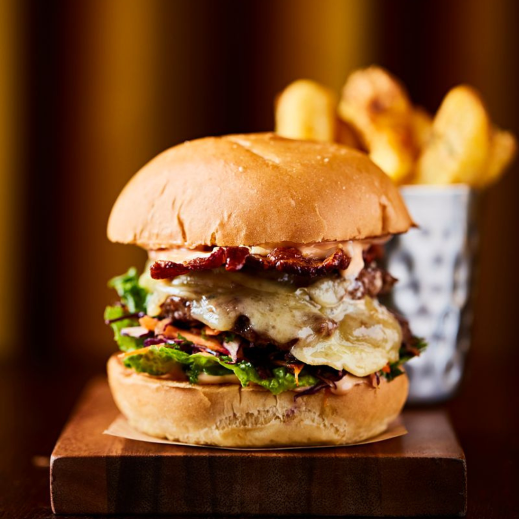 Cheeseburger covent garden bottomless brunch